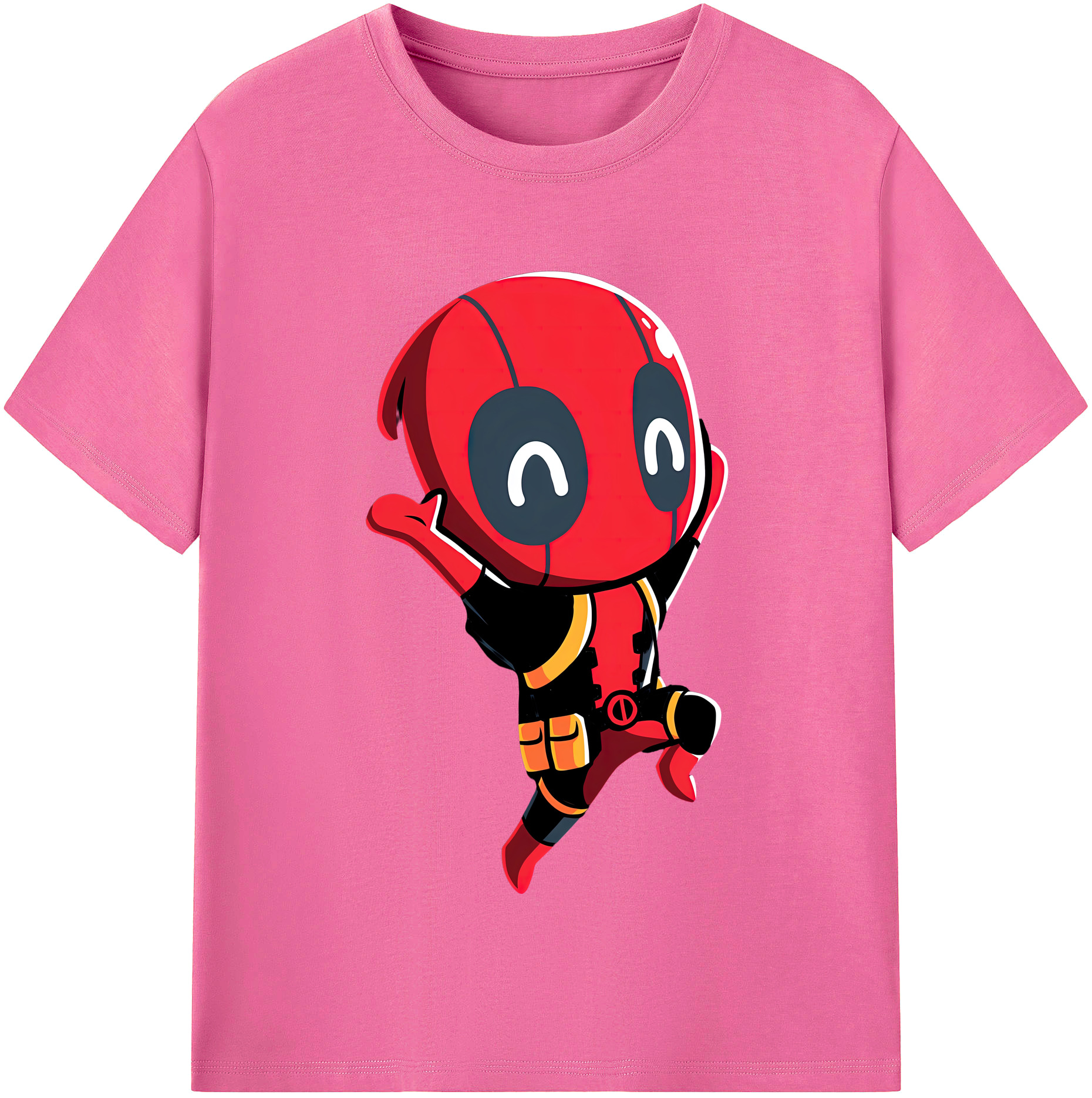 （画像用） Deadpool デッドプール レディースカジュアルプリントTシャツ（綿100％）